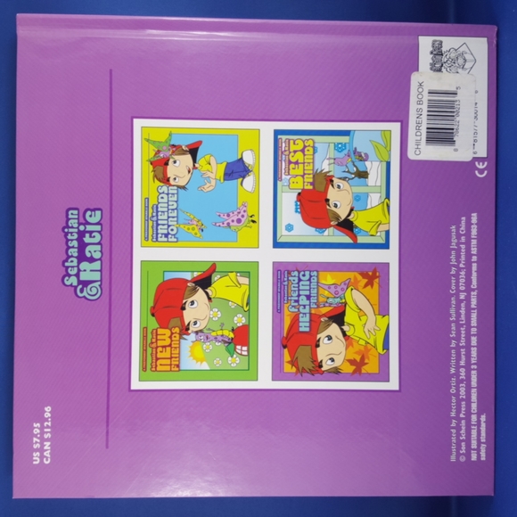 2/$20💥 Sebastian & Katie FRIENDS HELPING FRIENDS Sparkle Picture Book - Picture 9 of 10